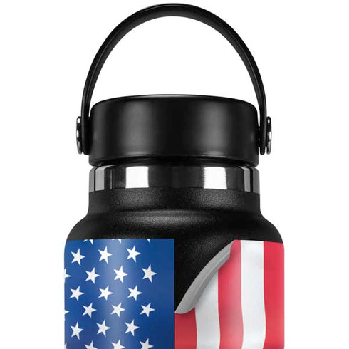 USA Flag American Flag Hydro Flask 32oz Wide Mouth Skin